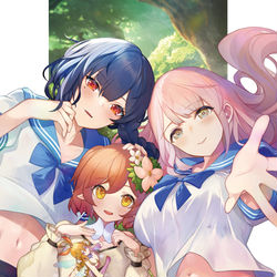 This is a pixiv picture whose title is その異世界ハーレムは制約つき。.