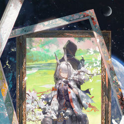 This is a pixiv picture whose title is THE MAGICIAN & THE HIEROPHANT.