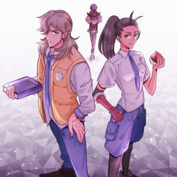 This is a pixiv picture whose title is ぽけSV絵.