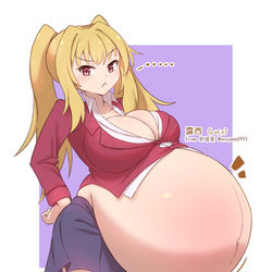 This is a pixiv picture whose title is 妊娠 露西.