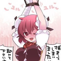 This is a pixiv picture whose title is 捕まったぞ華扇ちゃん！.