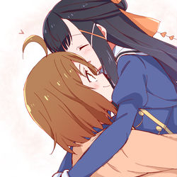 This is a pixiv picture whose title is 川村楪様と月岡椛様らくがき27.