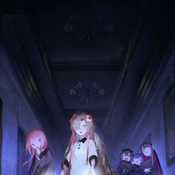 This is a pixiv picture whose title is 「参番街の古城」.