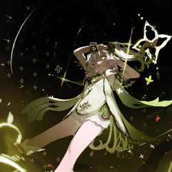 This is a pixiv picture whose title is 草神.