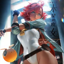 This is a pixiv picture whose title is スレッタ Suletta  斯莱塔.