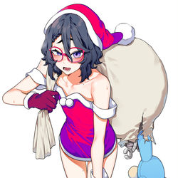 This is a pixiv picture whose title is サンタザキ.