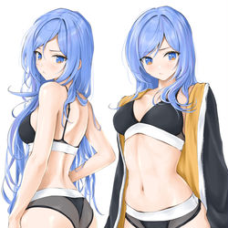 This is a pixiv picture whose title is new underwear.