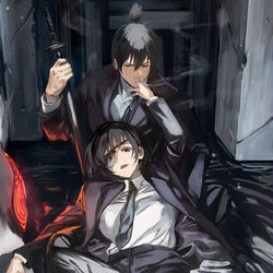 This is a pixiv picture whose title is KICK BACK.