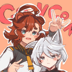 This is a pixiv picture whose title is スレミオ.