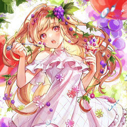 This is a pixiv picture whose title is 旬フルーツのパフェ.