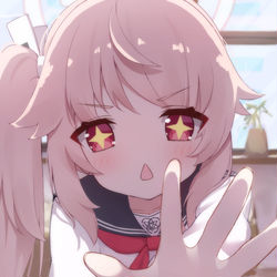 This is a pixiv picture whose title is 何かを見つけたナツ.