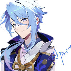 This is a pixiv picture whose title is 绫人.