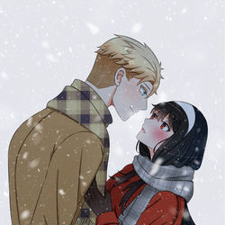 This is a pixiv picture whose title is マフラー.