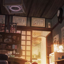 This is a pixiv picture whose title is 晩御飯のにおい.