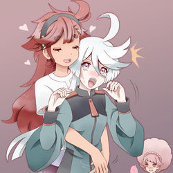 This is a pixiv picture whose title is 「鬱陶しいっ！」.