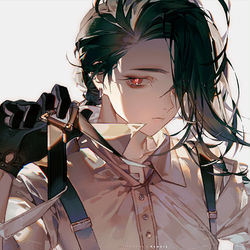 This is a pixiv picture whose title is チリ.