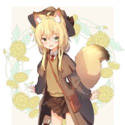 This is a pixiv picture whose title is 名探偵ちゃん.