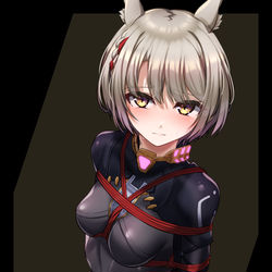 This is a pixiv picture whose title is ミオちゃん緊縛.