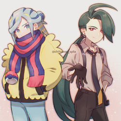 This is a pixiv picture whose title is グルーシャとチリちゃん.