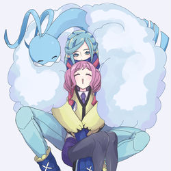 This is a pixiv picture whose title is グルーシャくんとうちの子.