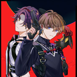 This is a pixiv picture whose title is アイデンティティ.