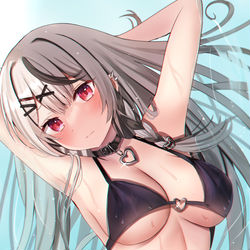 This is a pixiv picture whose title is 沙花叉クロヱ.