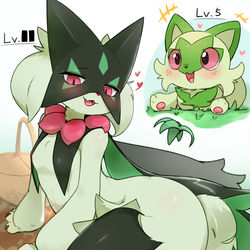 This is a pixiv picture whose title is 進化してから大胆な事してくるようになった猫.