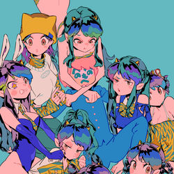 This is a pixiv picture whose title is 100❤︎.