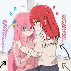 This is a pixiv picture whose title is 教室で助かったぼっち.