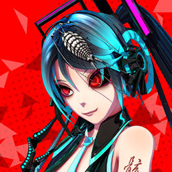 This is a pixiv picture whose title is 骸音シーエ 人型.