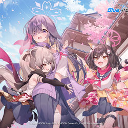 This is a pixiv picture whose title is ブルアカ.