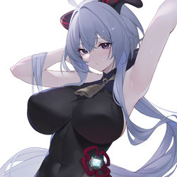 This is a pixiv picture whose title is 甘雨.