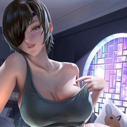This is a pixiv picture whose title is Himeno.