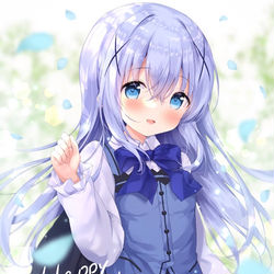 This is a pixiv picture whose title is チノちゃんお誕生日おめでとう✨.