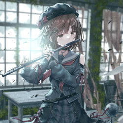 This is a pixiv picture whose title is 滅びの音色.