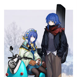 This is a pixiv picture whose title is ❄️.