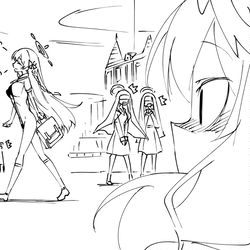 This is a pixiv picture whose title is !?.