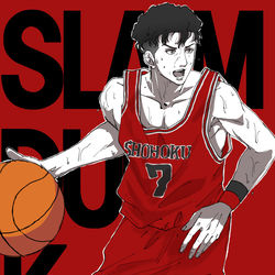 This is a pixiv picture whose title is 🏀.