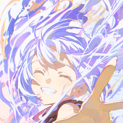 This is a pixiv picture whose title is Fly Me To The Moon.