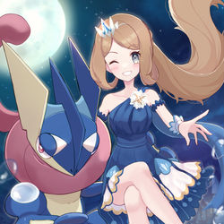 This is a pixiv picture whose title is 【ポケマス】ネオ・チャンピオンセレナ.