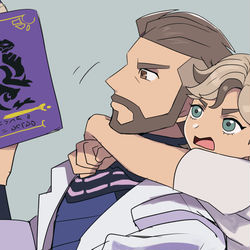 This is a pixiv picture whose title is ｵﾔｺ…….