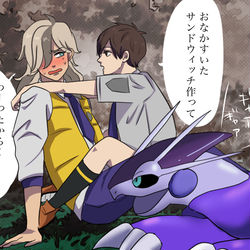 This is a pixiv picture whose title is 主ペパ.