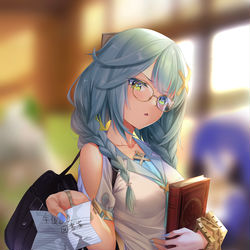 This is a pixiv picture whose title is ファルザン委員長.