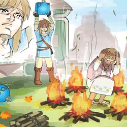 This is a pixiv picture whose title is イチカラ村のあいつ.