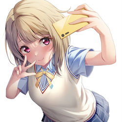 This is a pixiv picture whose title is 中須かすみ.