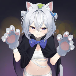 This is a pixiv picture whose title is 뿌요.