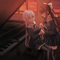 This is a pixiv picture whose title is 幽体ロマンティック.