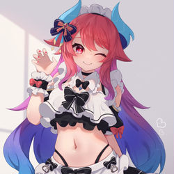 This is a pixiv picture whose title is Skeb.