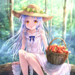 This is a pixiv picture whose title is 森の女神な天使ちゃん.