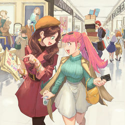 This is a pixiv picture whose title is Go Shopping.